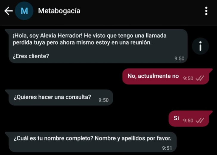Legal Reply - Automatización WhatsApp